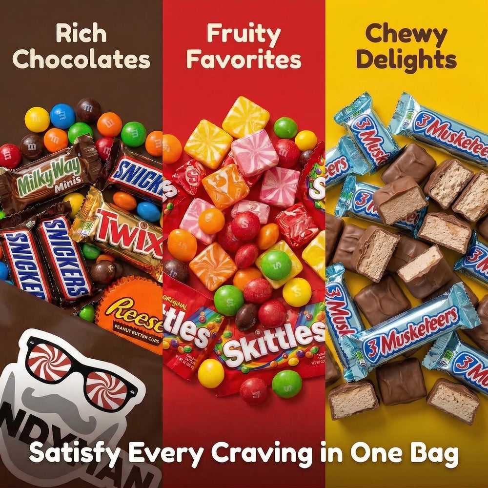 CANDYMAN Easter basket friendly varieties ideal for seasonal gift boxes.