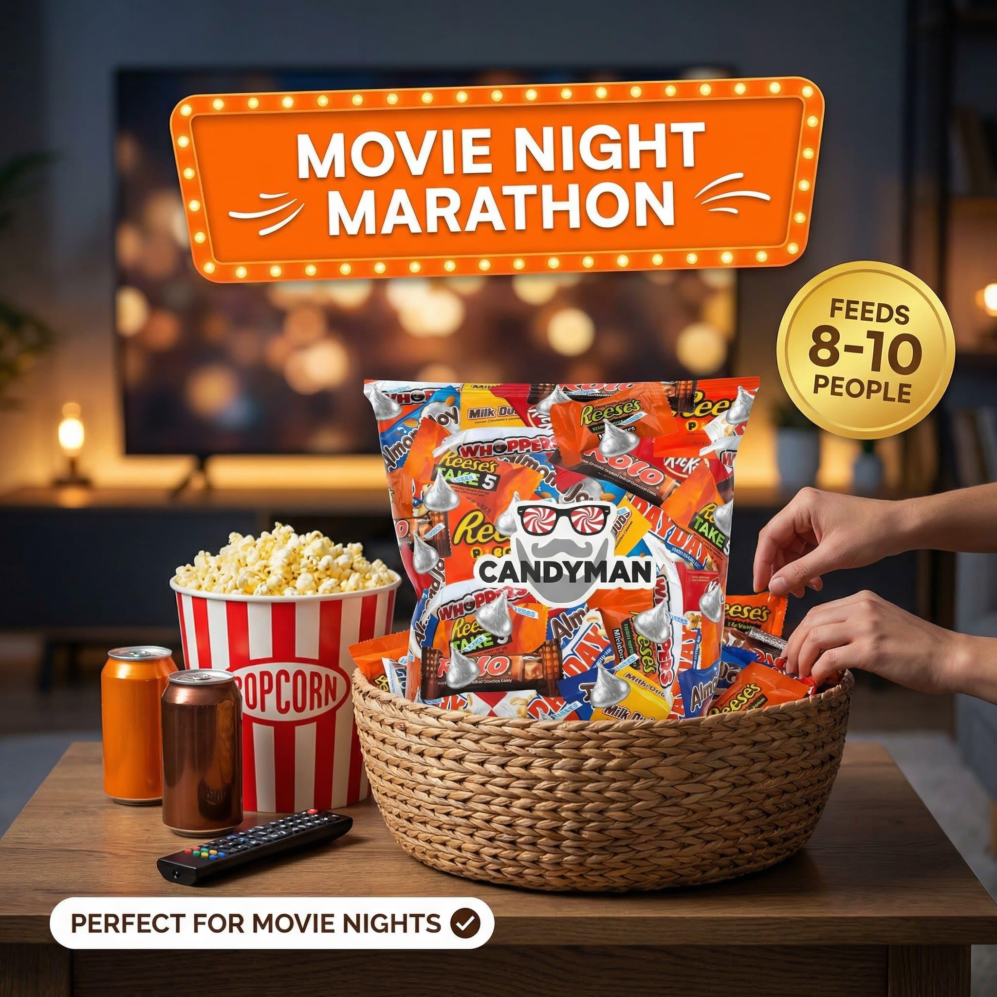 Candyman perfect for movie nights with family or friends.