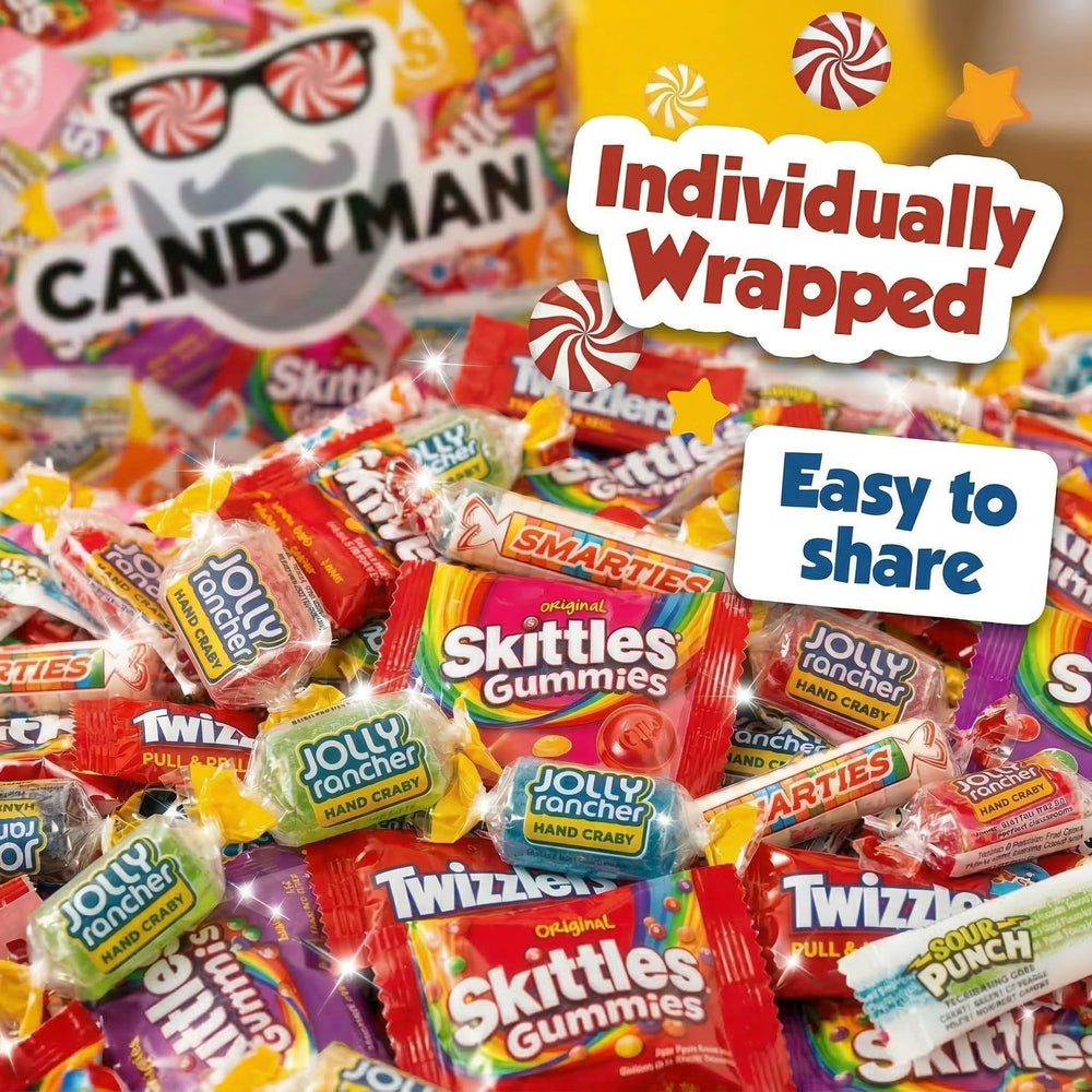 Candyman candy variety for Easter baskets and pinata fillers.
