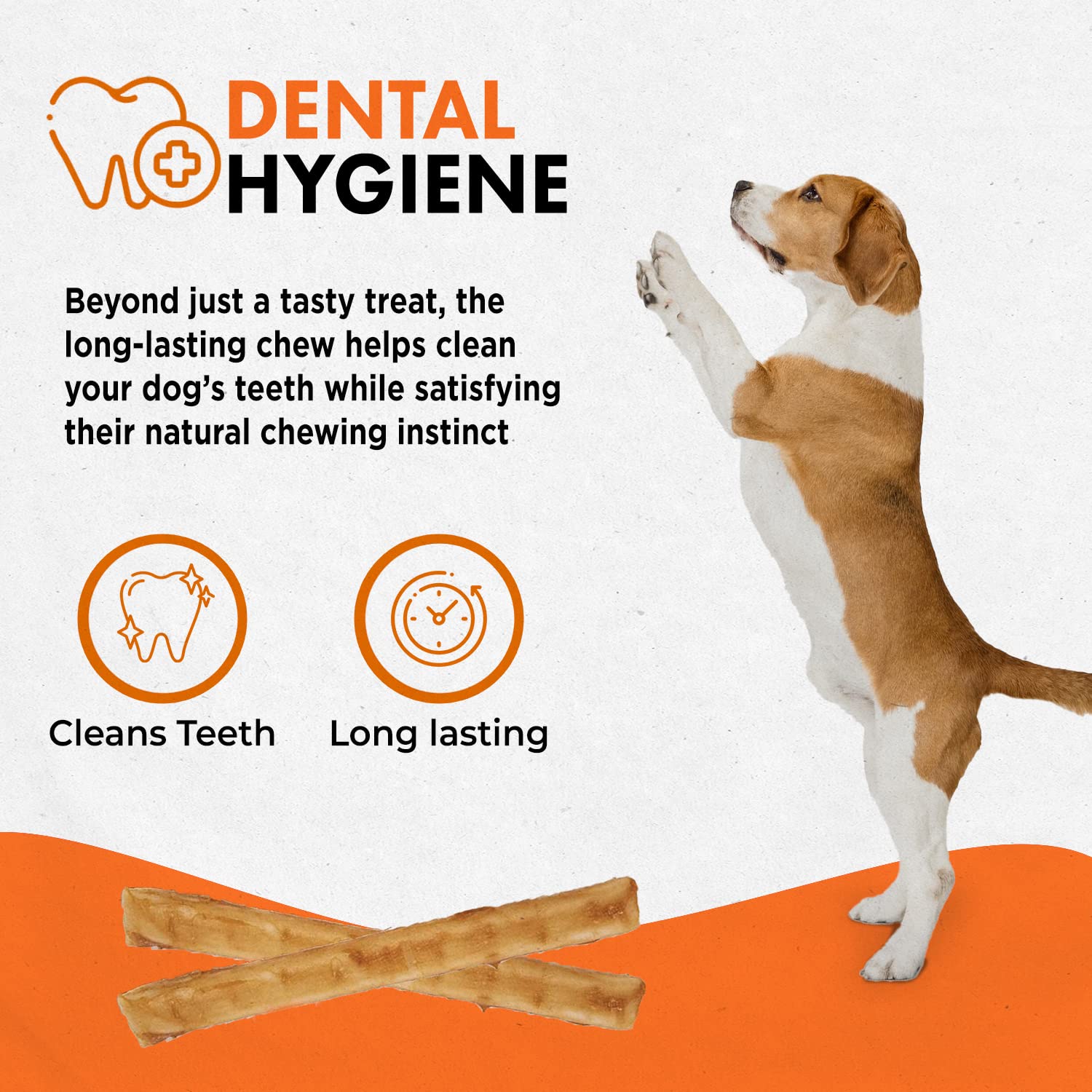 Canine Naturals gluten-free beef chew with real beef flavor