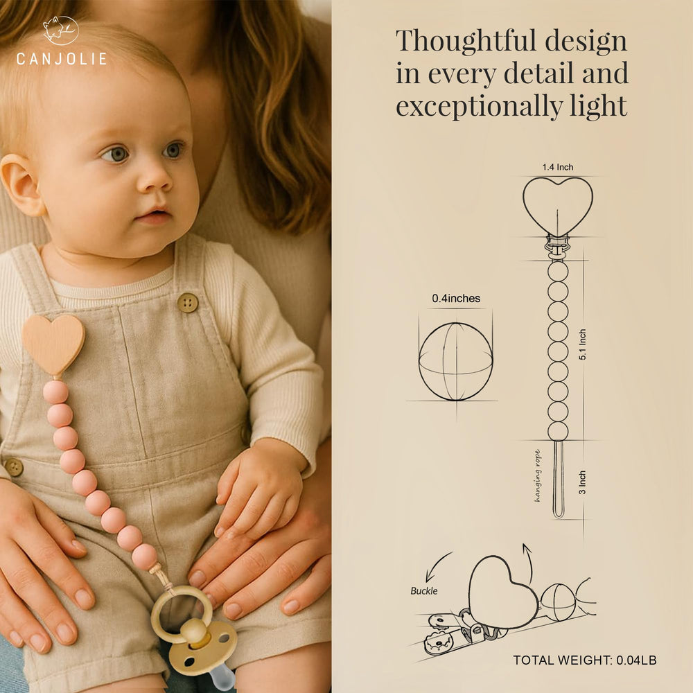 Sturdy wood clip attaches securely to clothing for reliable use.