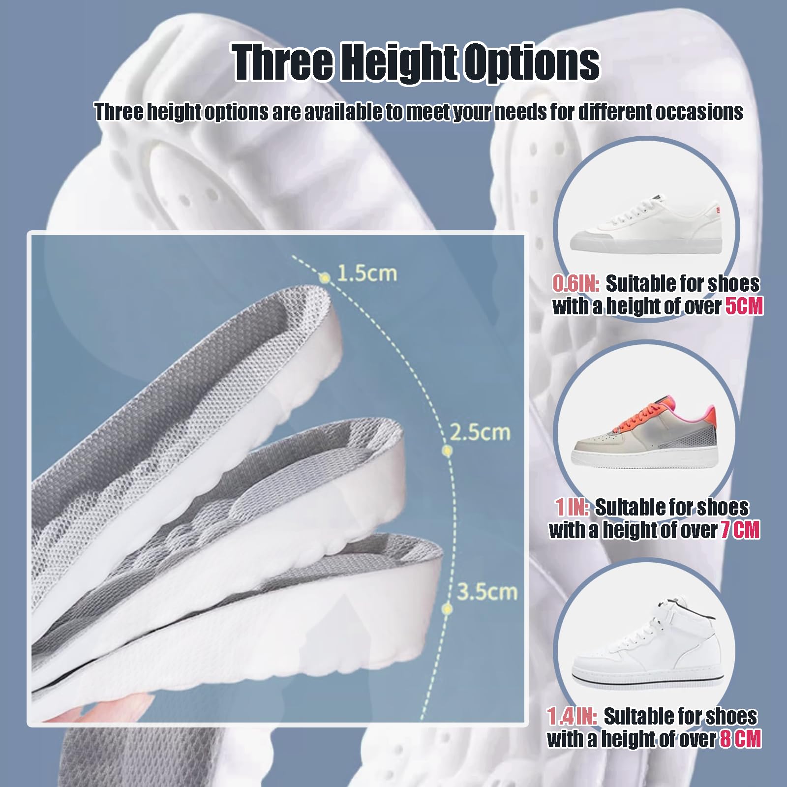 Canlaten·U U-heel design supports stable landing