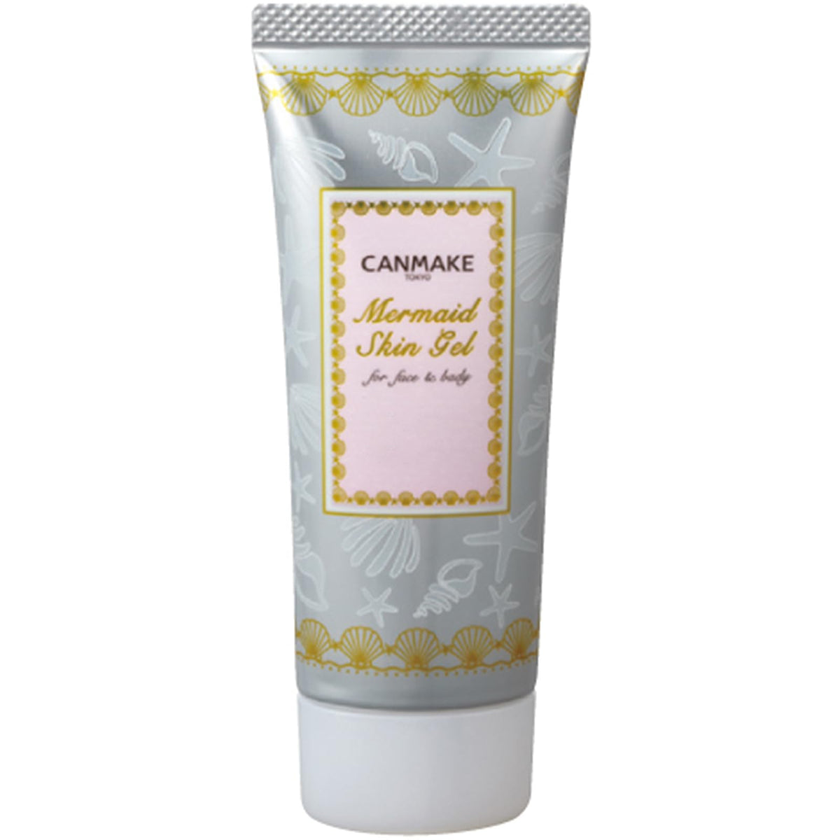 CANMAKE Mermaid Skin Gel 01 Clear bottle shows lightweight hydration for daily use