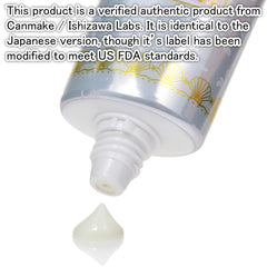 CANMAKE Mermaid Skin Gel 01 texture closeup highlights non-greasy, refreshing feel