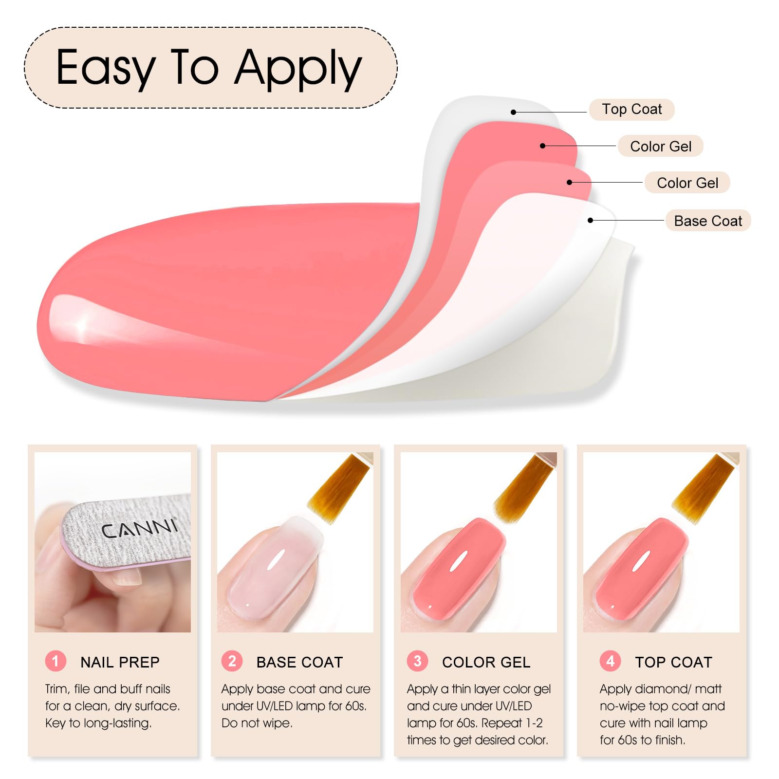 CANNI at home manicure setup for professional looking DIY nails