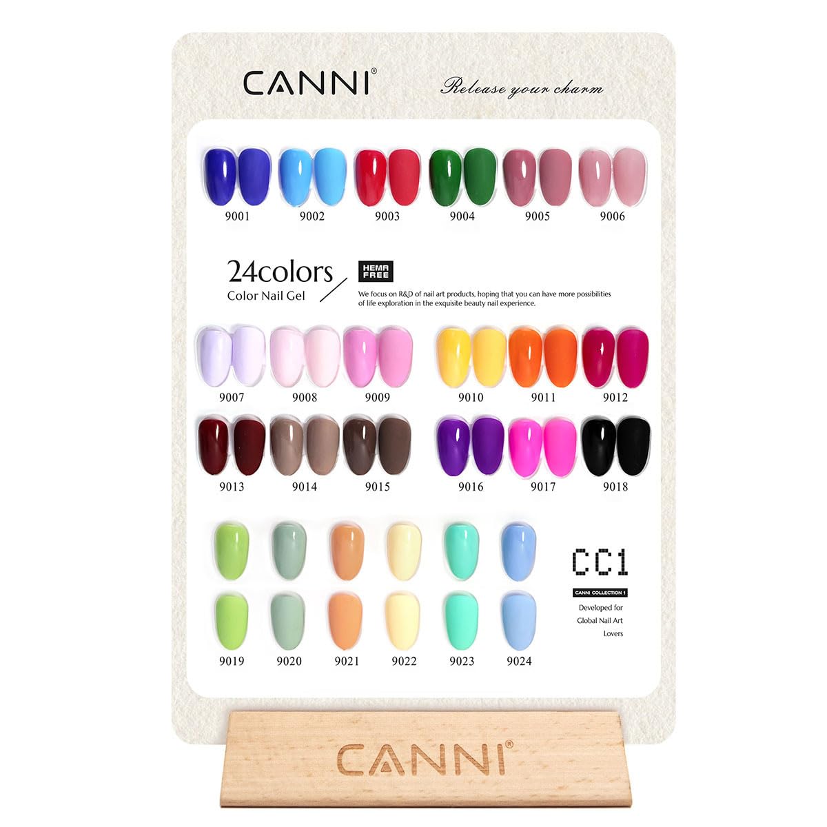 CANNI CC1 bottle with 3D crystal label aids precise color preview.