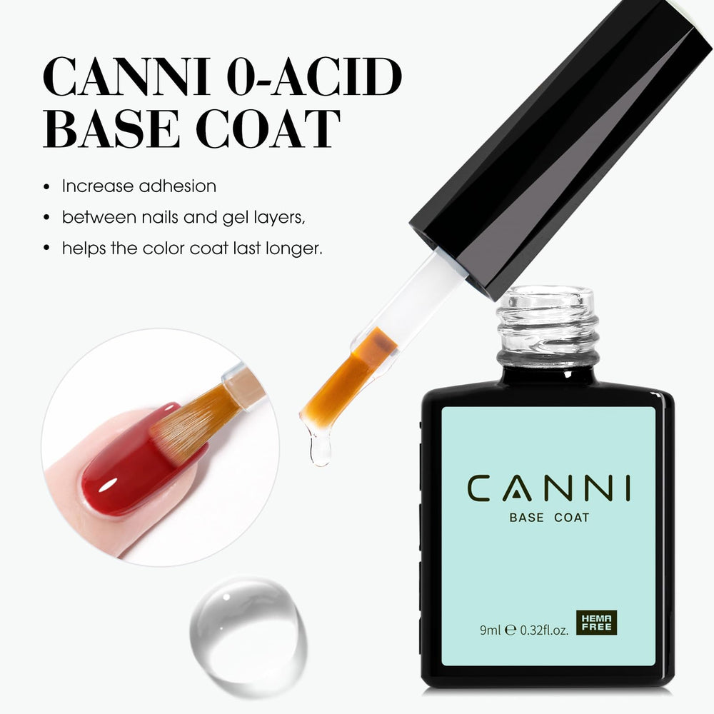CANNI gel nail application under UV/LED lamp for quick curing