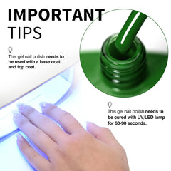 CANNI brush application on nail swatch illustrating smooth coverage