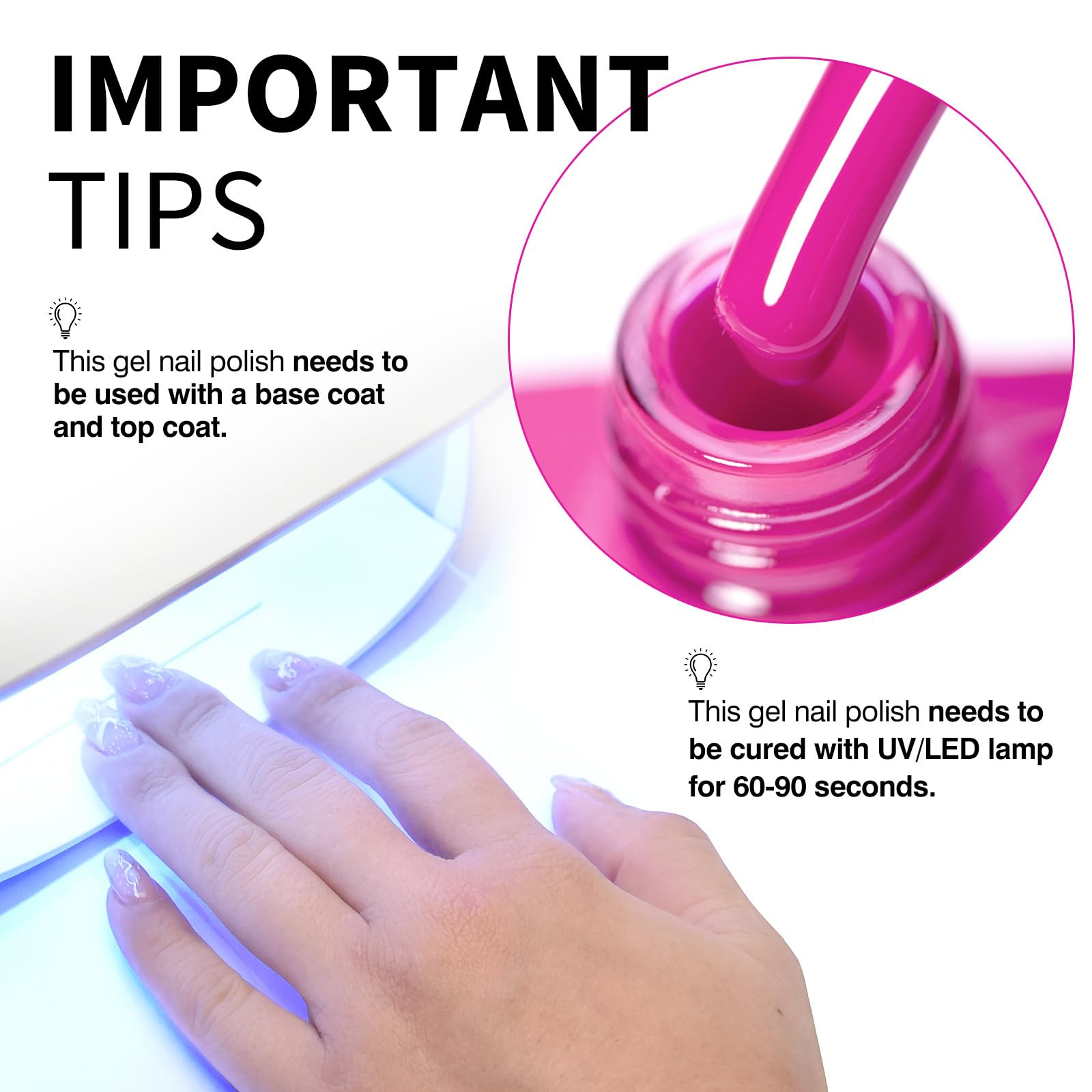 Close-up gloss finish on nails with CANNI gel polish for lasting shine.