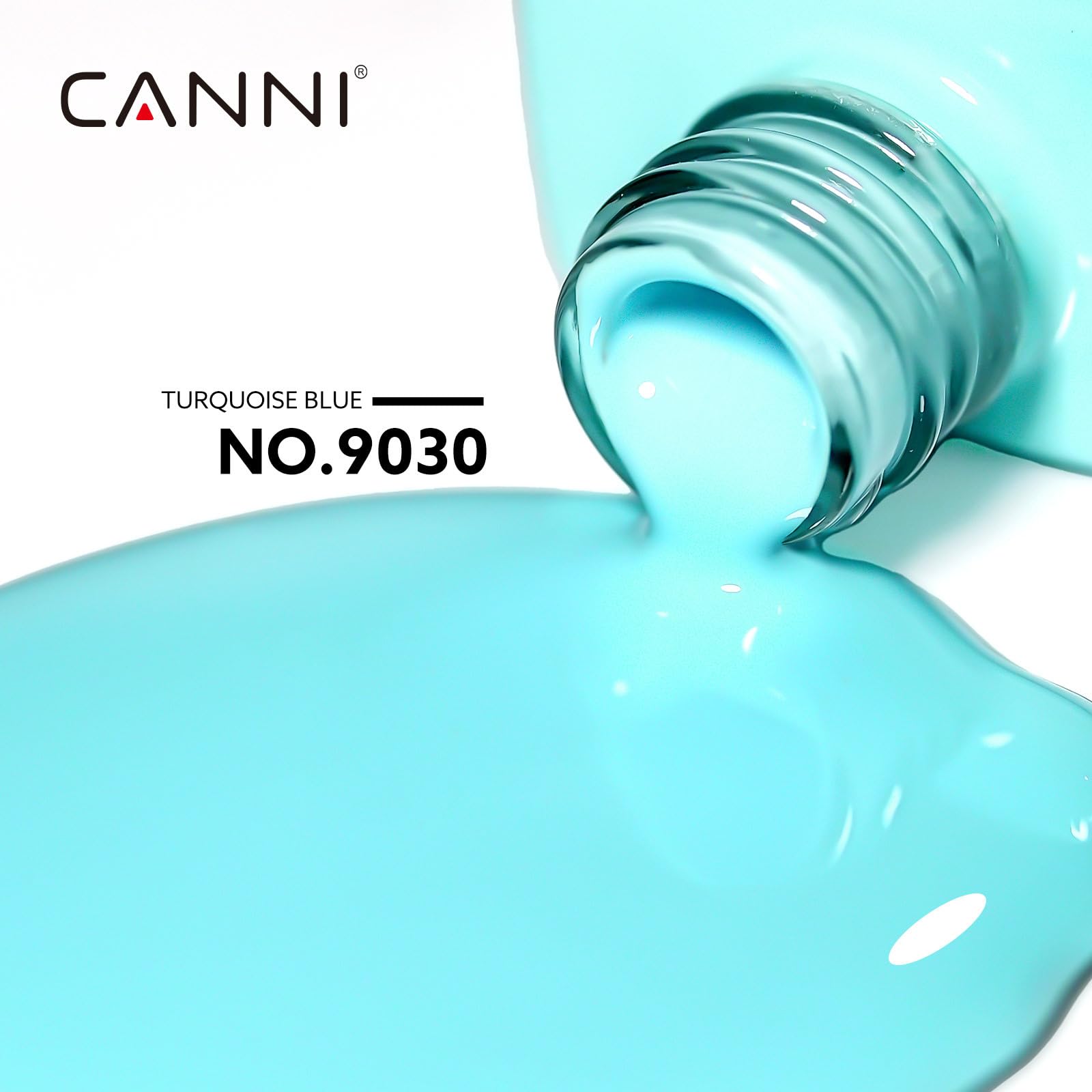 CANNI Pastel Blue swatch palette demonstrates even coverage in natural light.