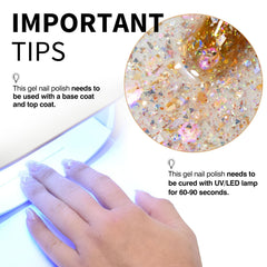 CANNI Glitter salon-quality wear showcase with long-lasting color on nails.