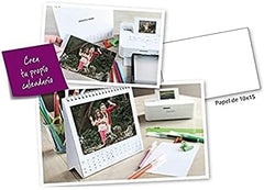 Canon KP-108IN printing a photo with dye sublimation for smudge-free results