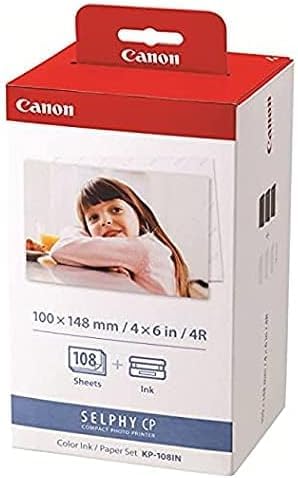 Canon KP-108IN pre-cut 4x6 paper ready for quick, shareable photos