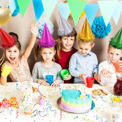CANREVEL hats with tinsel detail, festive table centerpiece and décor accent.