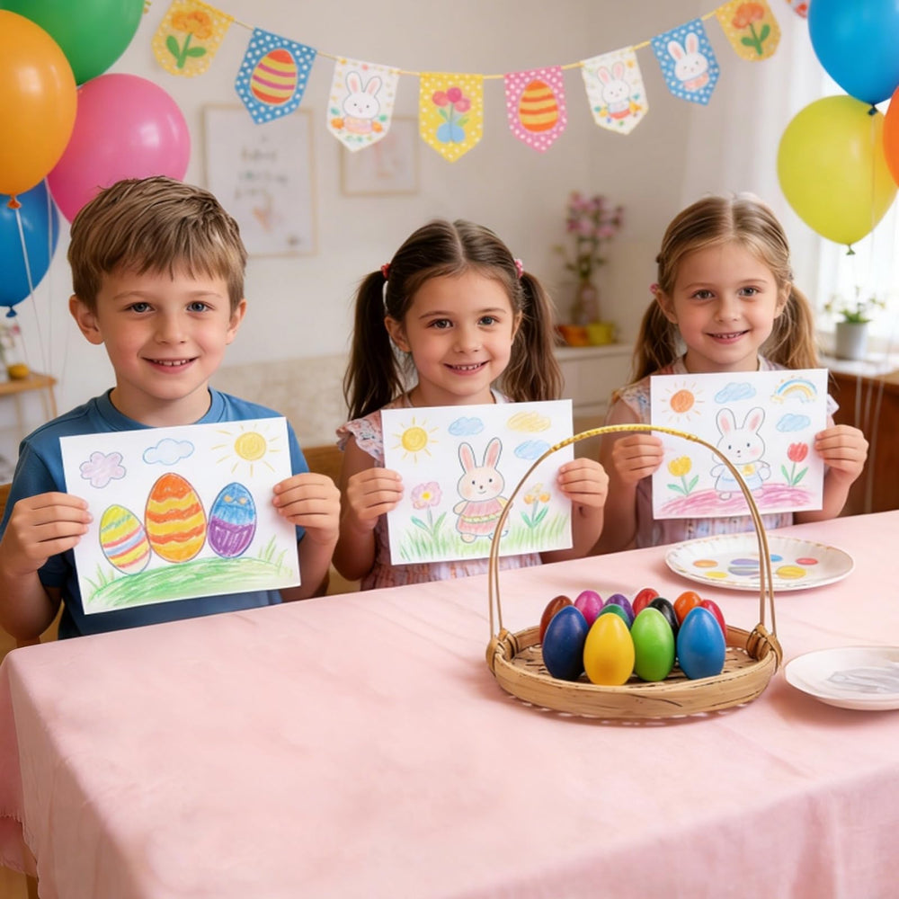Canscci Durable egg shape resists breakage for long-lasting fun.