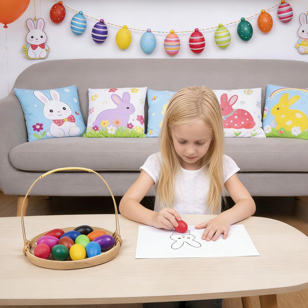 Canscci Non-toxic wax crayons ensure safe, worry-free coloring sessions.
