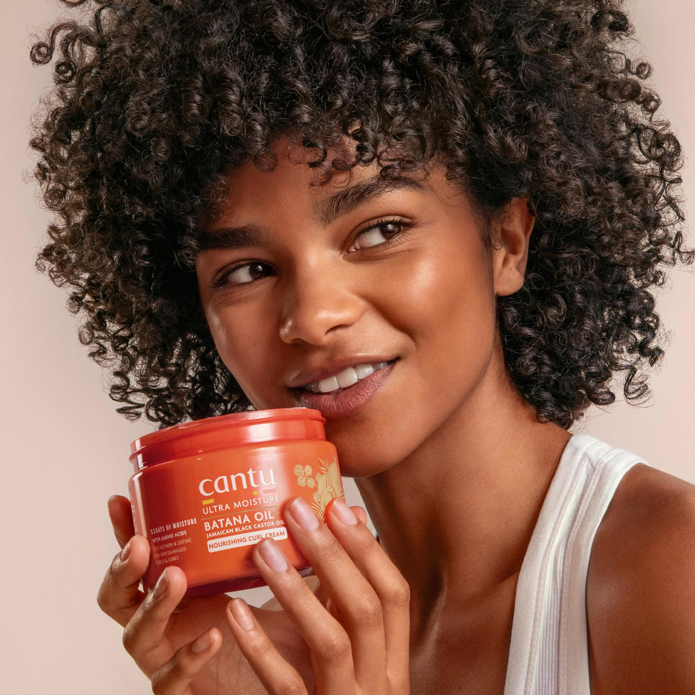 Cantu Amino Acid Complex label supports hair fiber repair