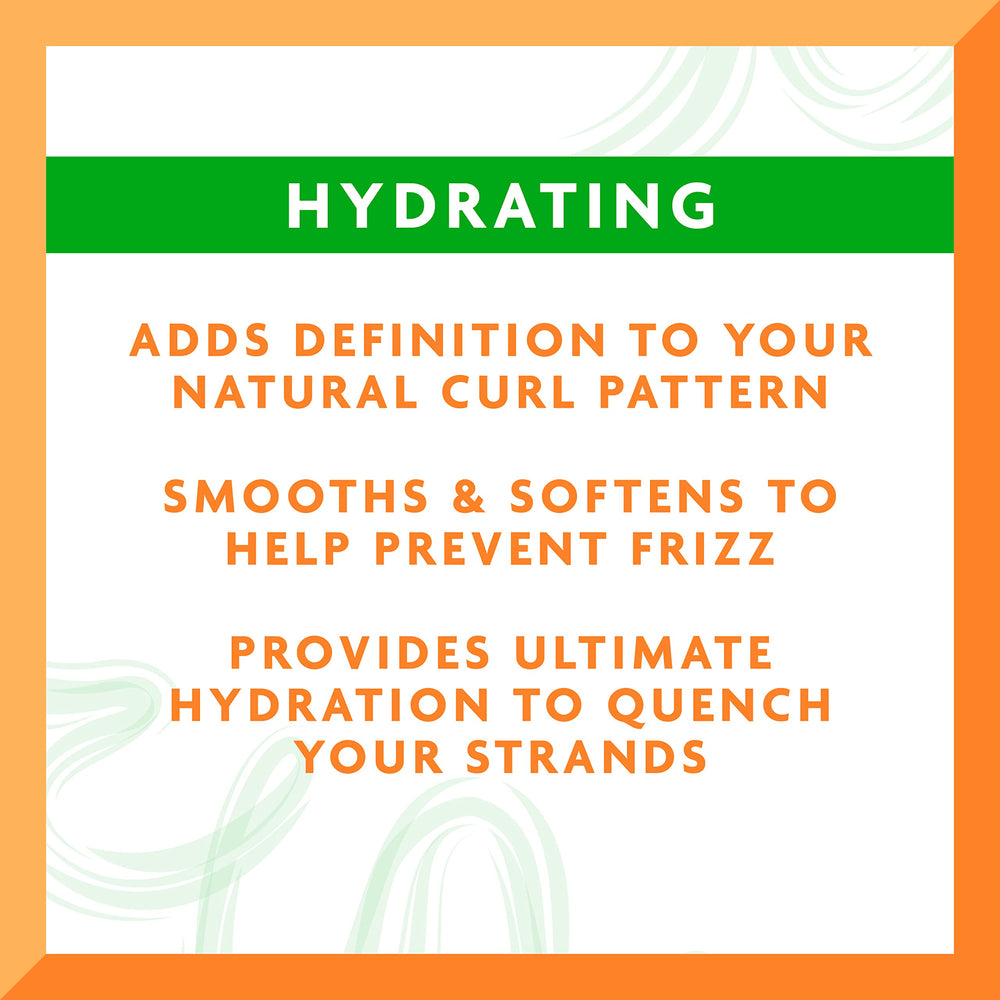 Cantu Avocado Hydrating Curl Activator Cream close-up of shea butter ingredient detail.