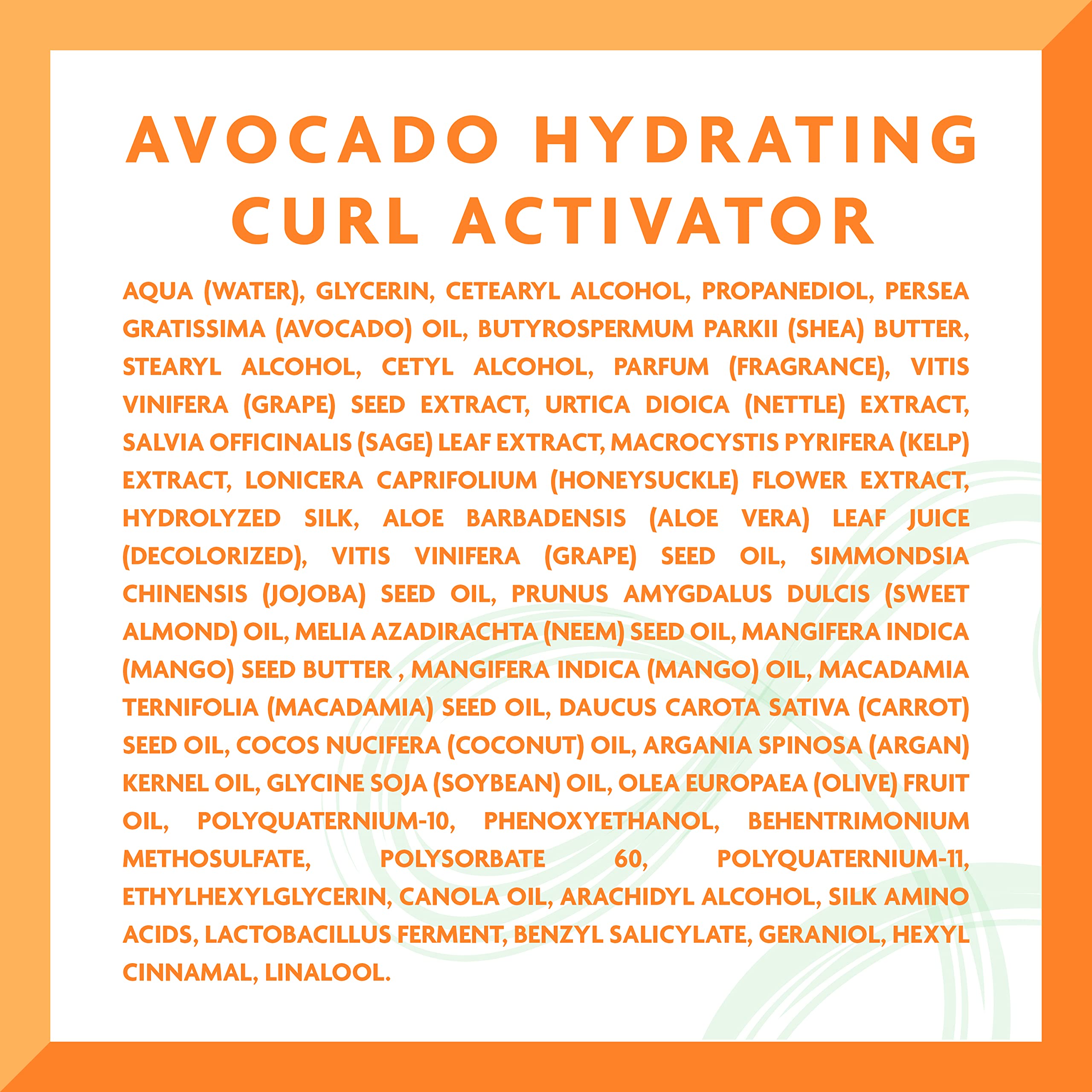 Label shows sulfate-free and paraben-free formula.