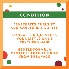 Cantu Care for Kids Nourishing Conditioner textured hair ready for detangling