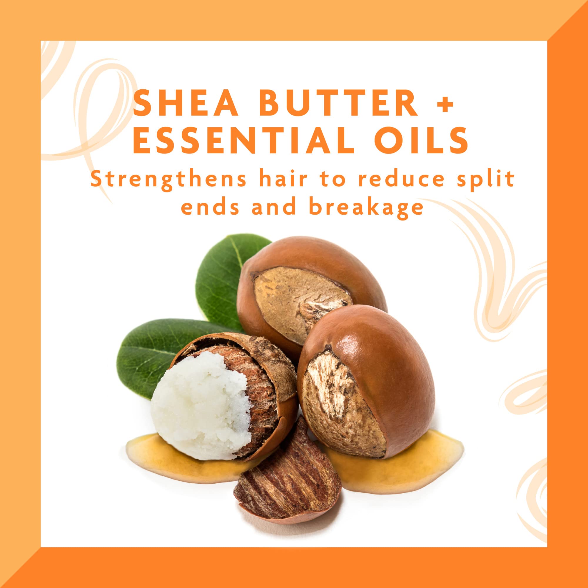 Cantu daily oil on hair ends suggesting frizz reduction and detangling ease