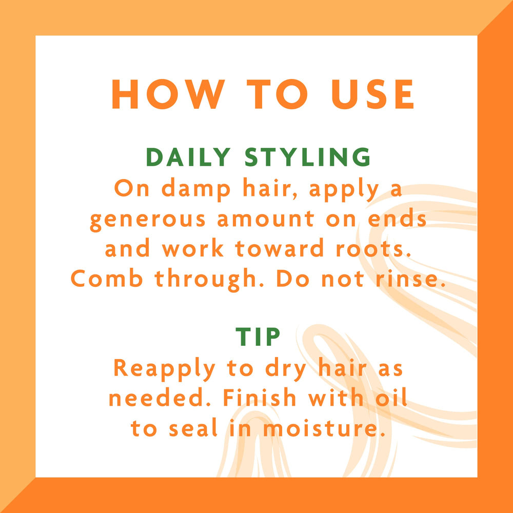 Hair looks soft and manageable after using Cantu Leave-In Cream.