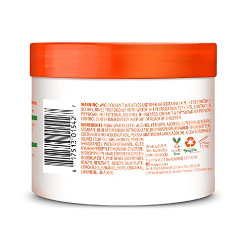 Example of a kid-friendly hair routine with Cantu Leave-In Conditioner.