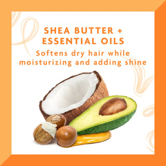Damp hair application with Cantu Leave-In Cream for even distribution.