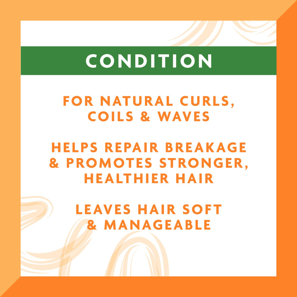 Cantu shea butter ingredients close-up emphasizing natural formula for conditioning.