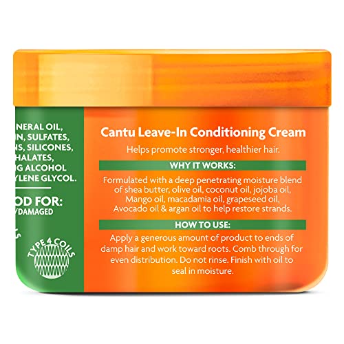 Ideal addition to natural hair care routine with Cantu leave-in.