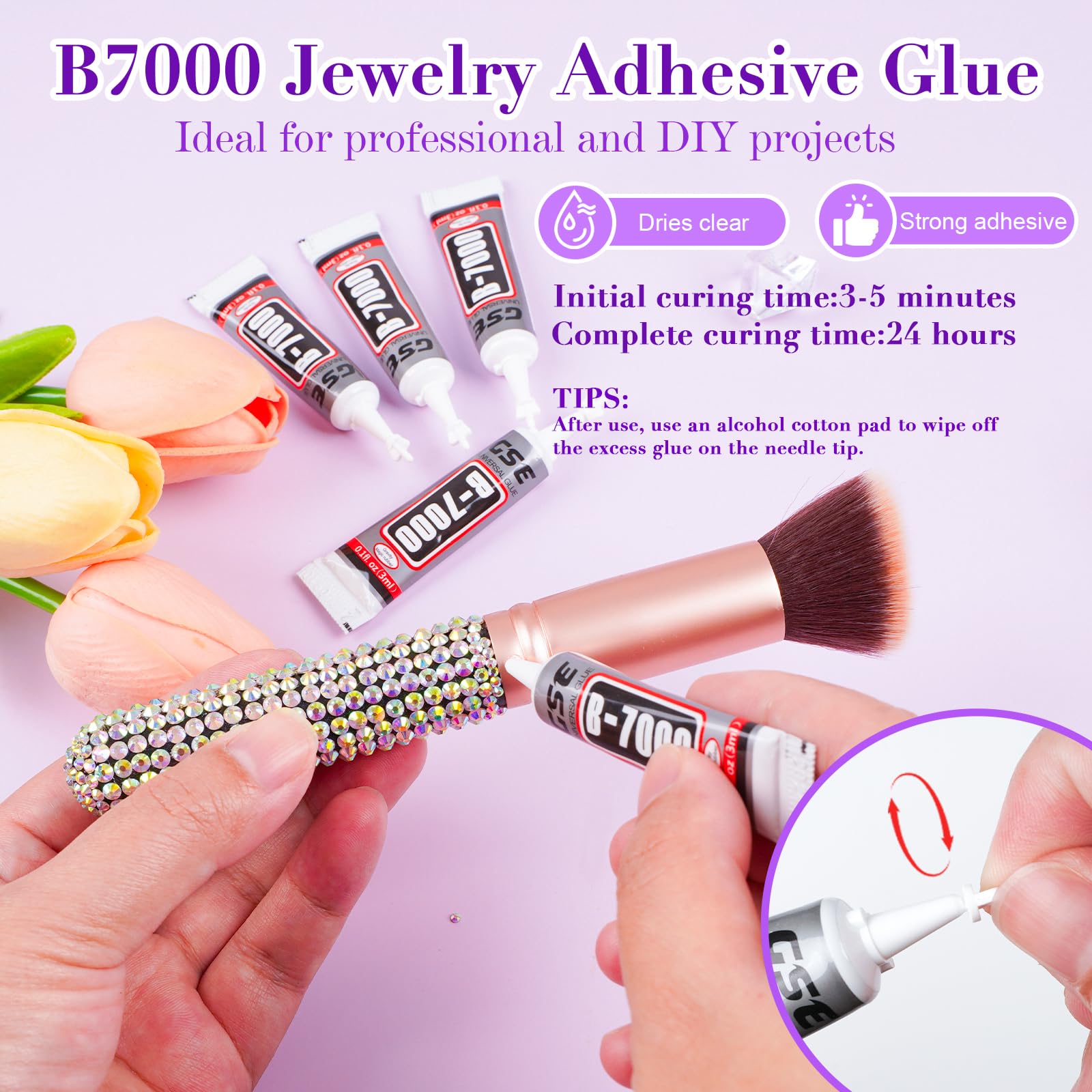CANVALITE dotting pen tool enables clean, precise nail art dots.