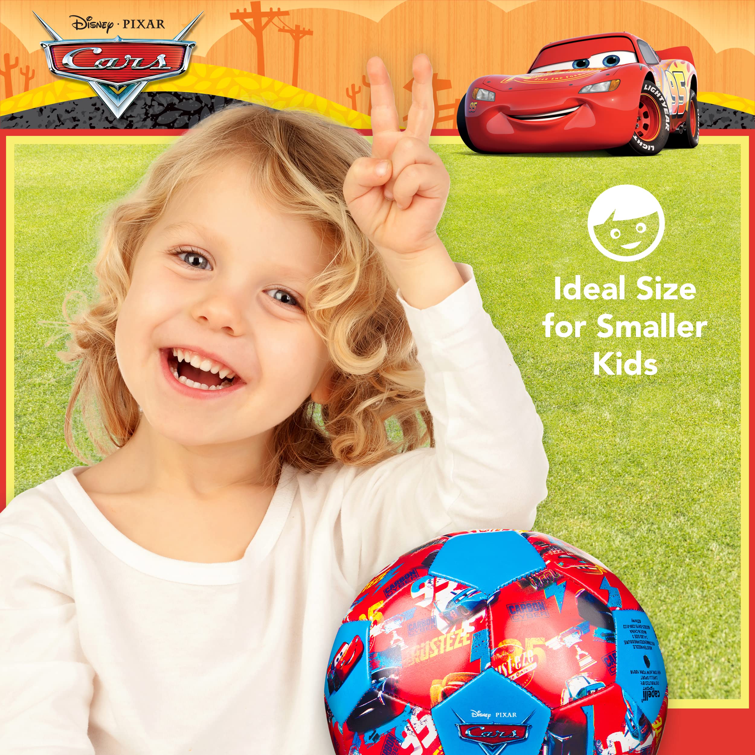 Capelli Sport 32-panel machine-stitched construction for durable play.