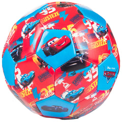 Capelli Sport Disney Pixar Cars ball with Lightning McQueen repeat print, ideal for indoor-outdoor play.
