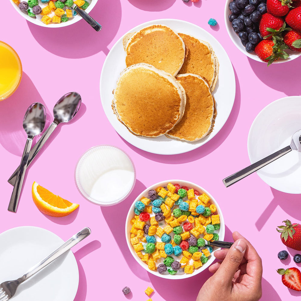 Cap'n Crunch OOPS All Berries box shows berry-forward cereal