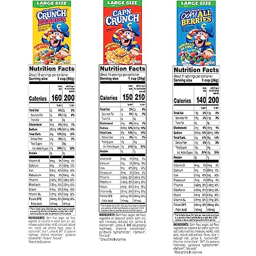 Cap'n Crunch Original cereal bowl ready for breakfast