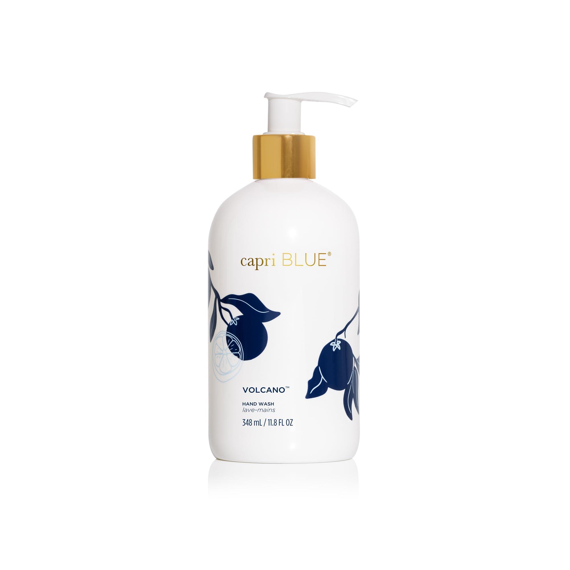 Capri Blue Flora Edit hand wash bottle front with vibrant label for daily use