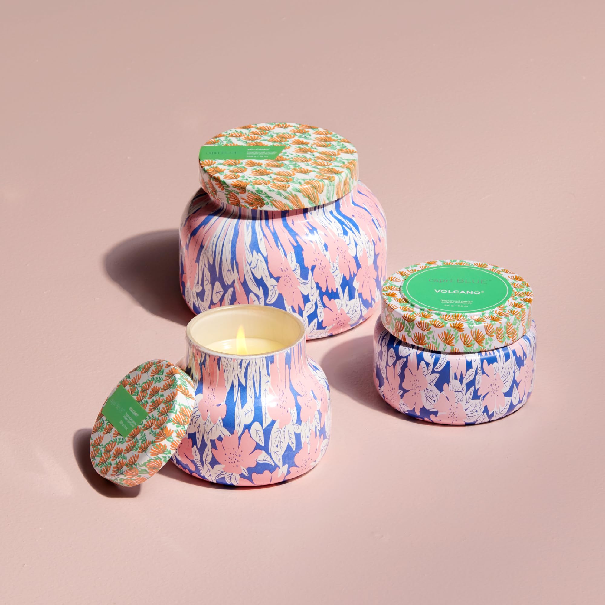 Capri Blue Pattern Play soy wax blend delivers clean burn and lasting fragrance.