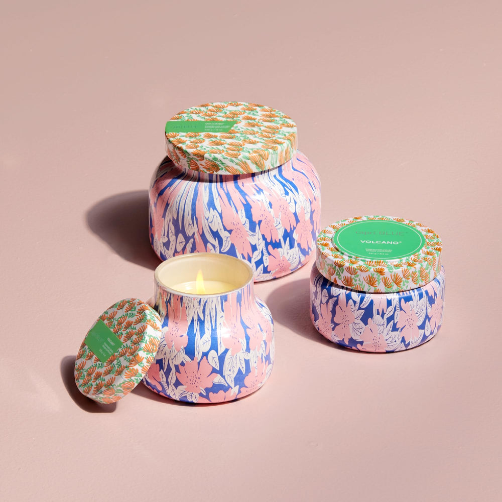 Capri Blue Pattern Play soy wax blend delivers clean burn and lasting fragrance.