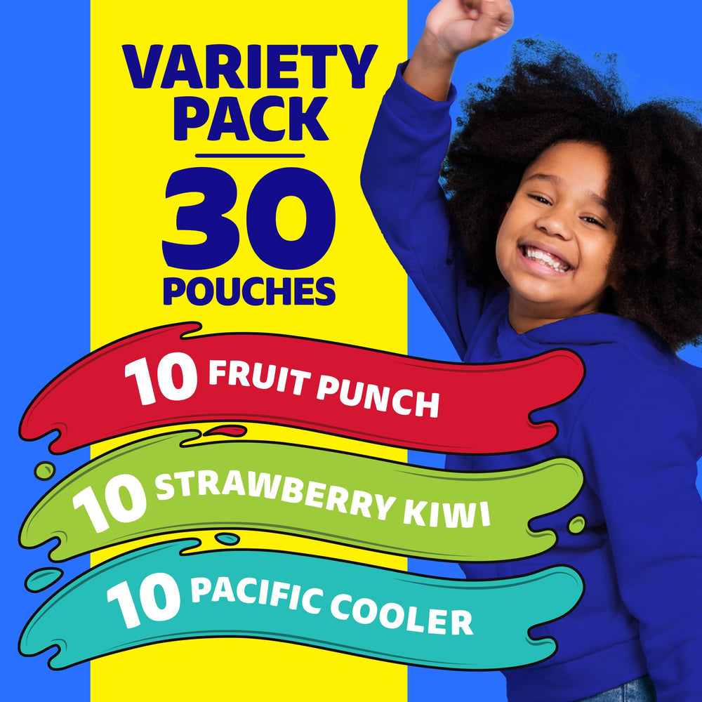 Capri Sun no artificial colors or flavors for a clean-tasting sip.