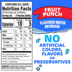 Capri Sun Roarin' Waters Fruit Punch boxes 4x10 ready for school.
