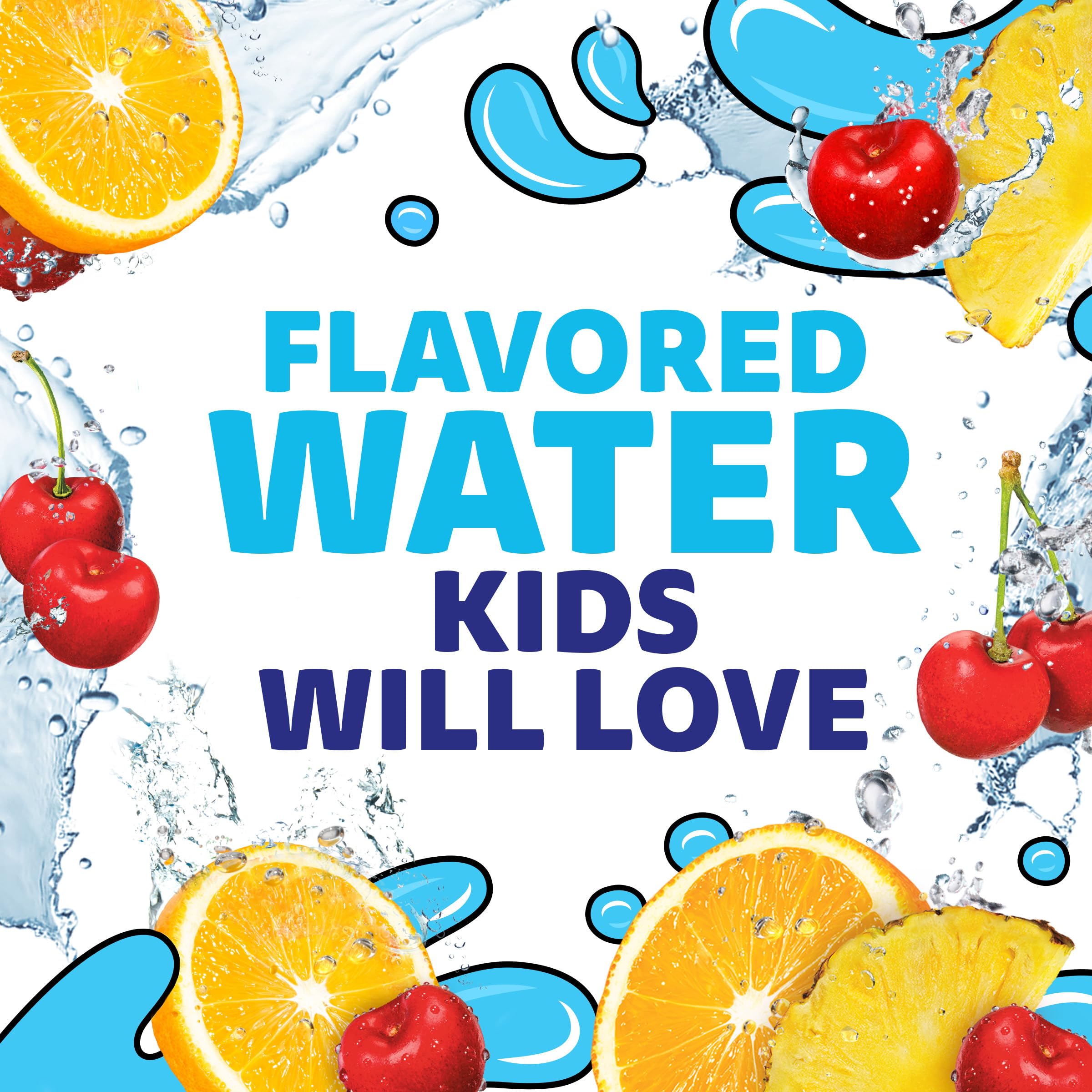 Close-up of Capri Sun Roarin’ Waters label showing flavor and branding.