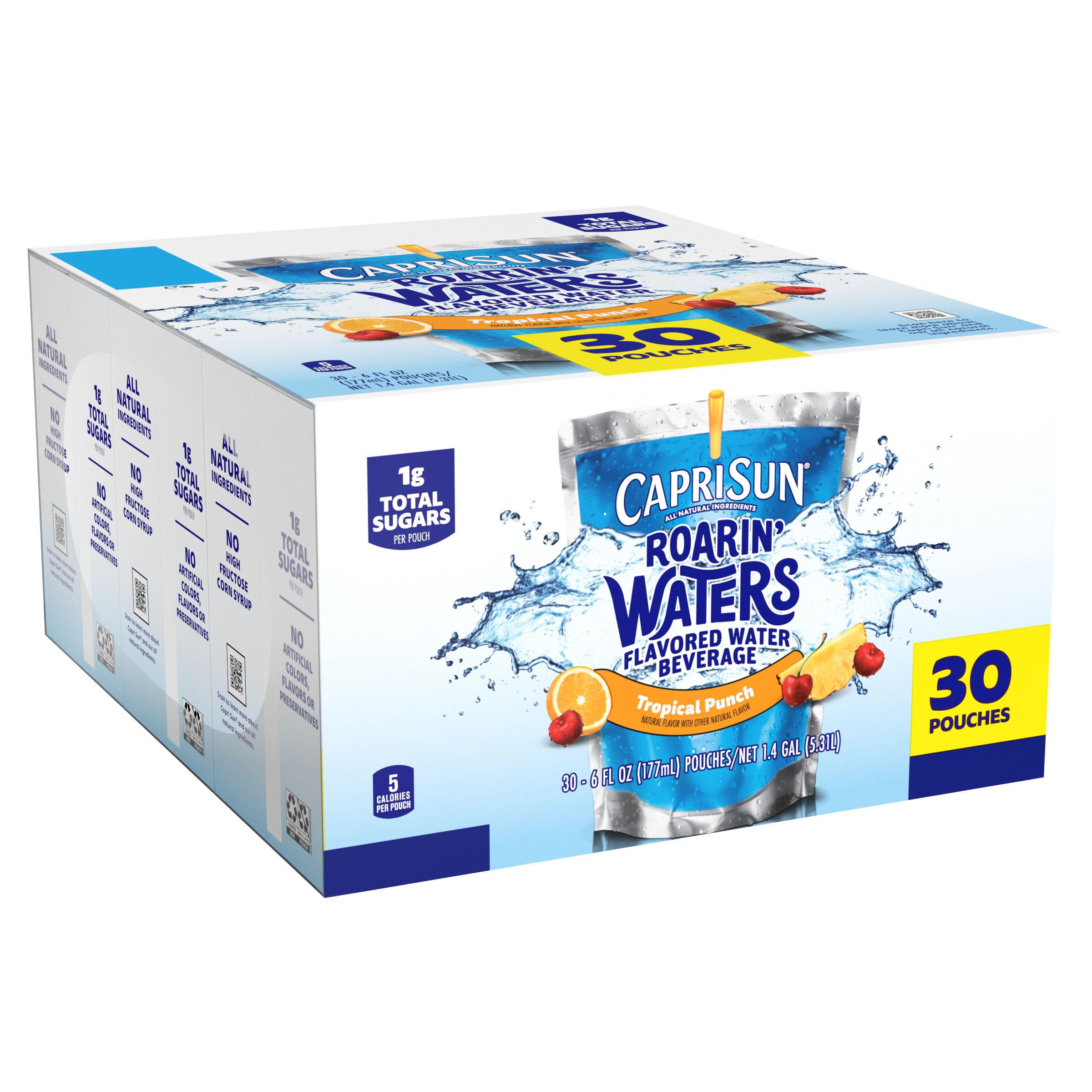 Capri Sun Roarin’ Waters on-the-go hydration for busy afternoons.