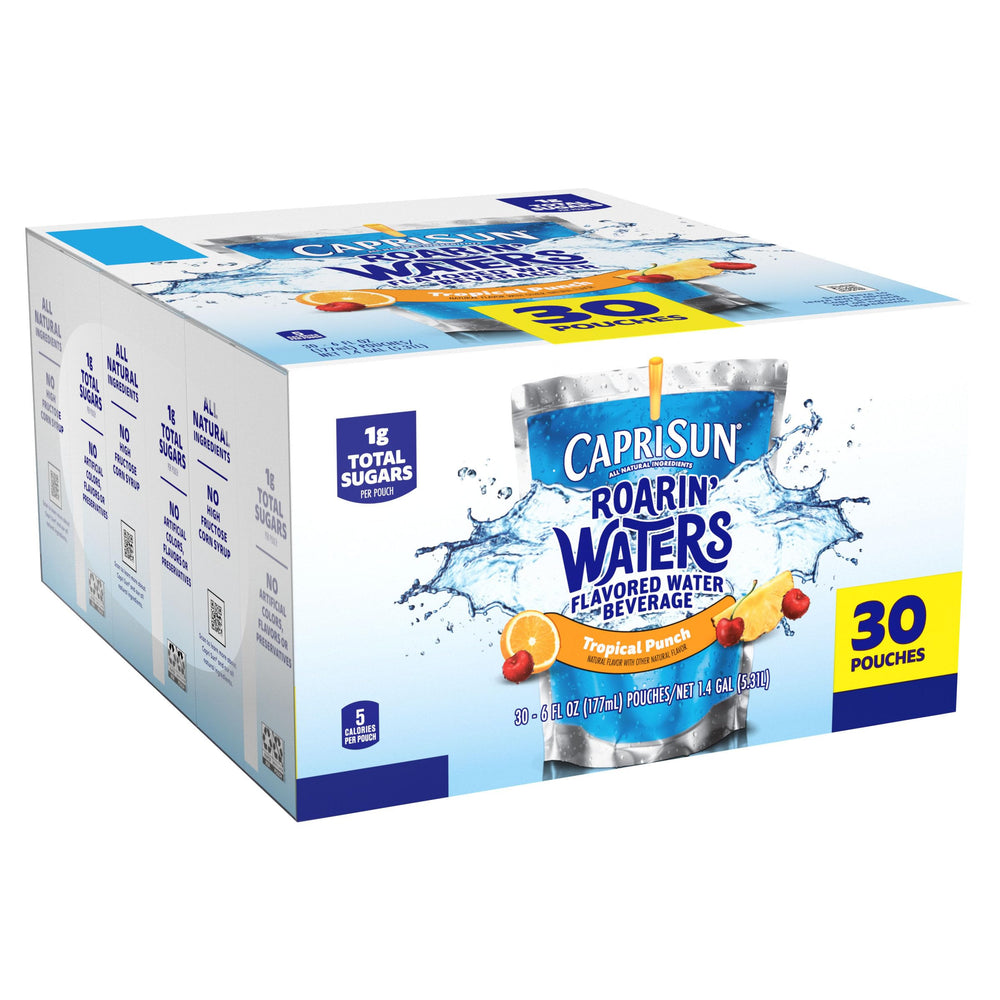 Capri Sun Roarin’ Waters on-the-go hydration for busy afternoons.