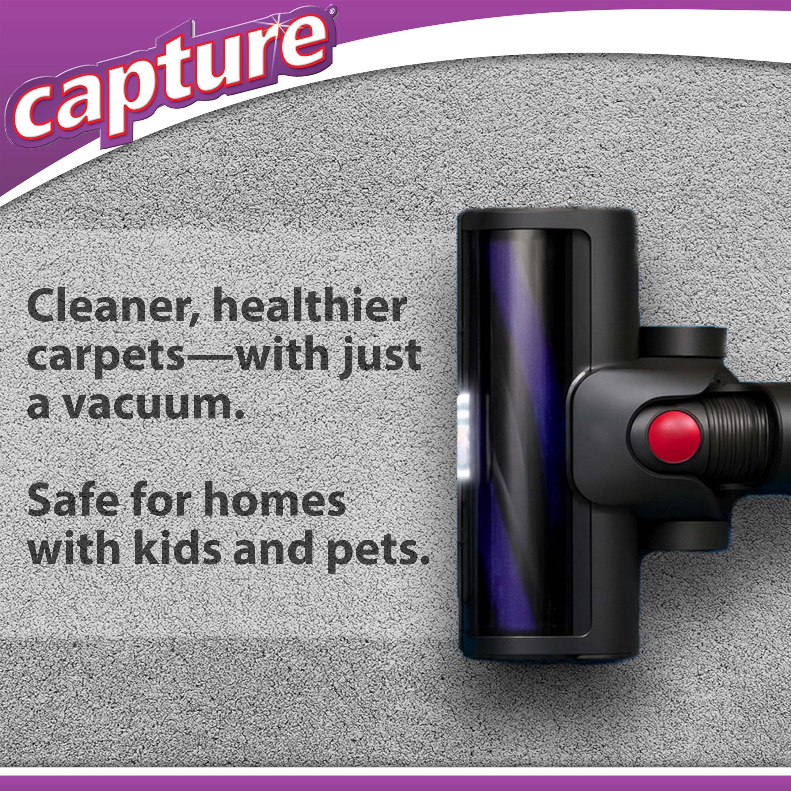 Capture Pre-Mist Soil Release easy application boosts cleaning efficiency.