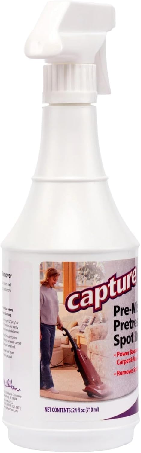 Capture Pre-Mist Soil Release spray action for even pretreatment coverage.