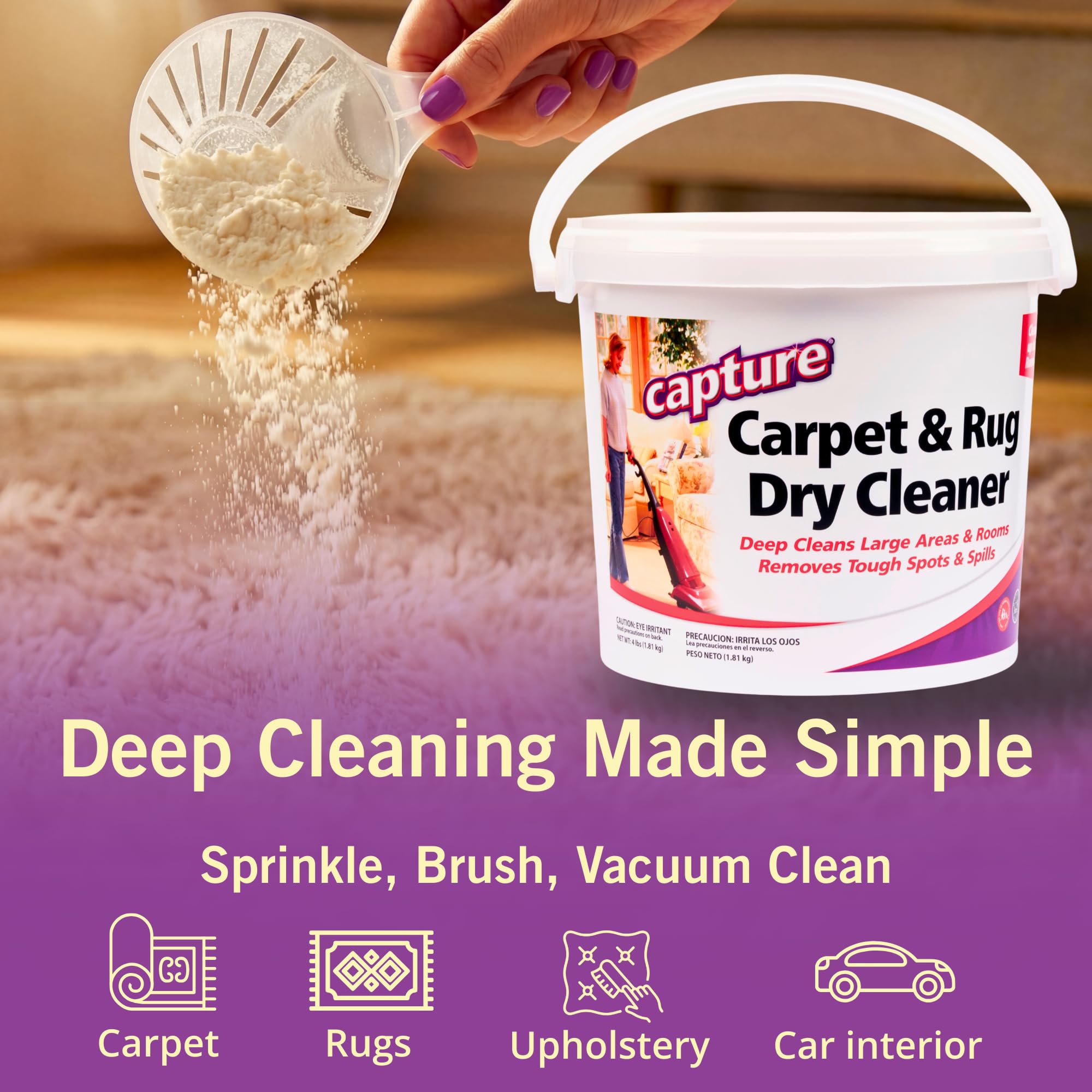 Capture Pre-Mist spray bottle ready for easy application before powder cleaning.