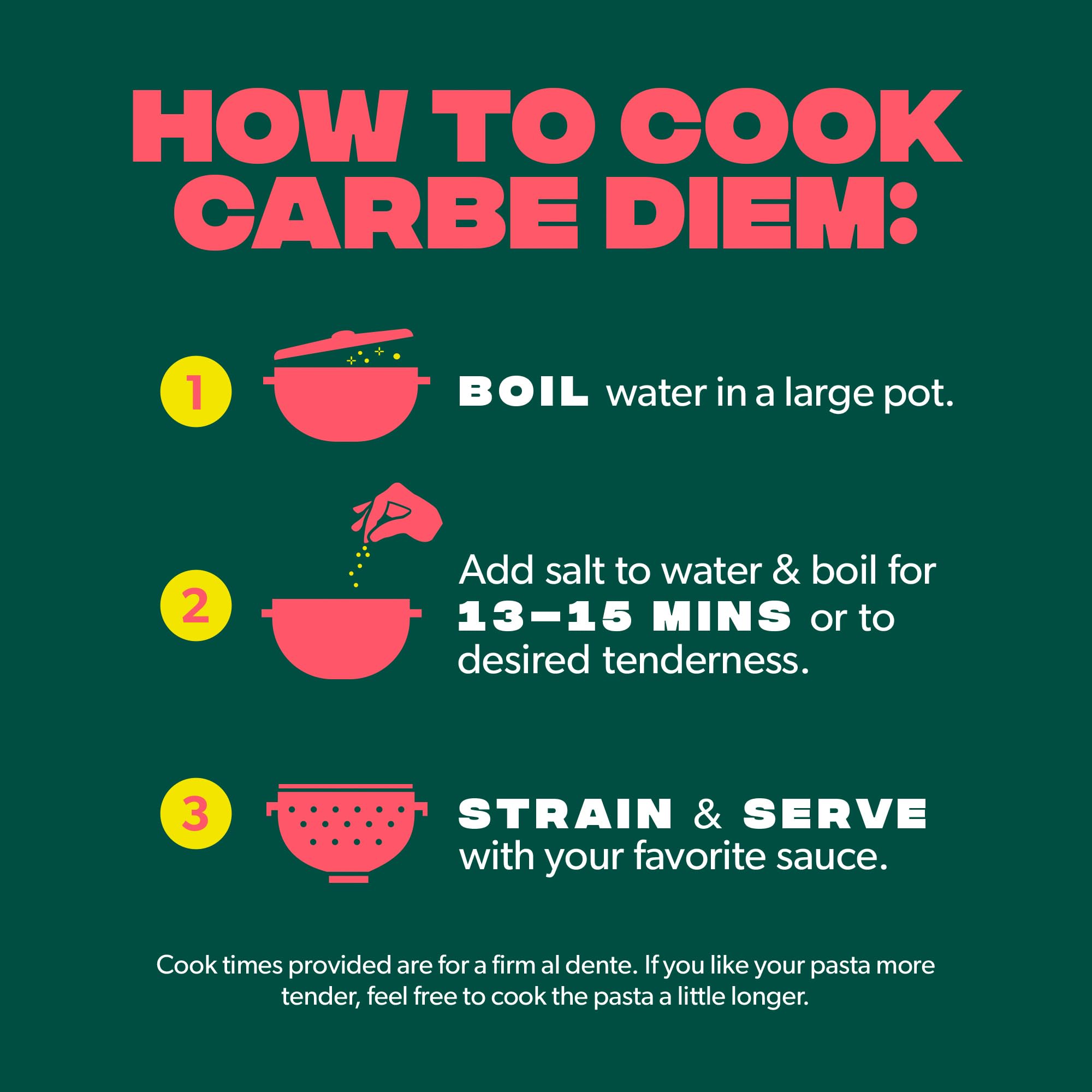 CARBE DIEM nutrition label closeup communicates calories and net carbs