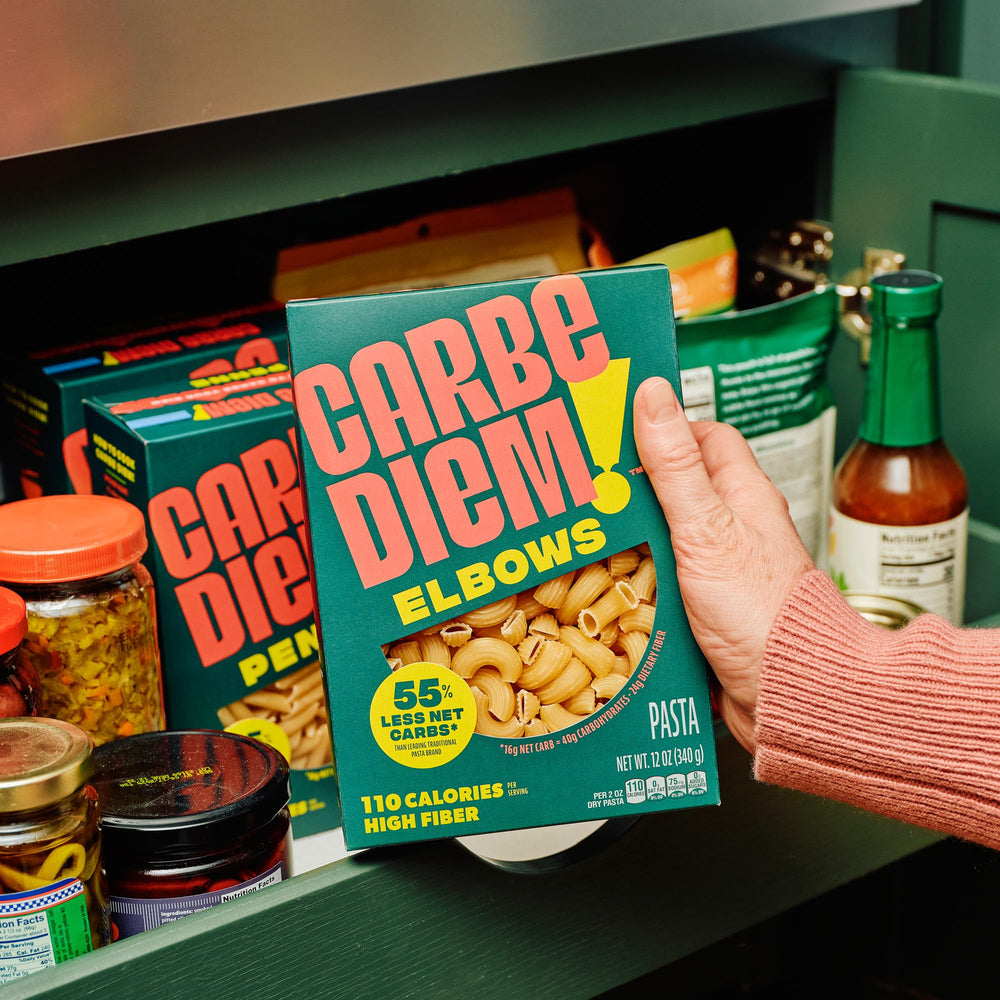 CARBE DIEM serving ready plate closeup appealing meal option in minutes