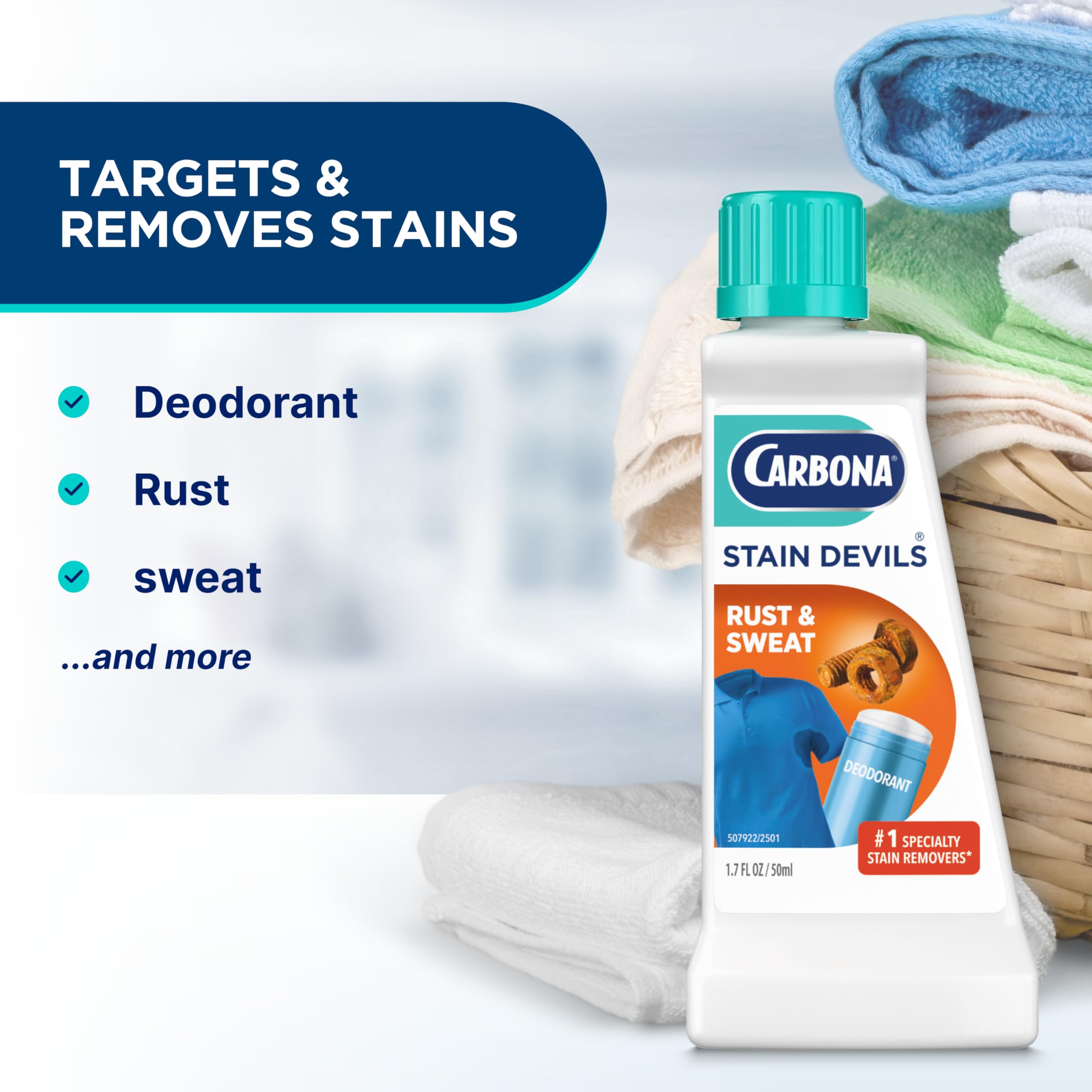 Carbona Stain Devils #9 multi-fabric cleaner for household laundry