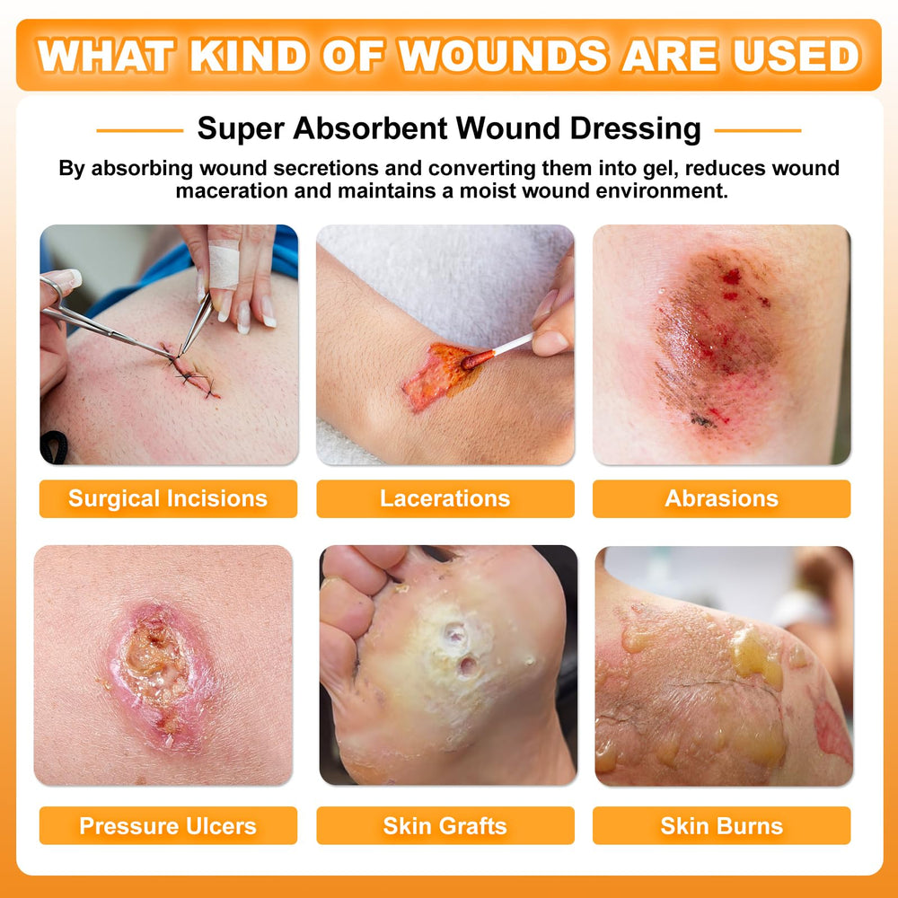 CARBOU suitable for various wounds, including post-op and burns.
